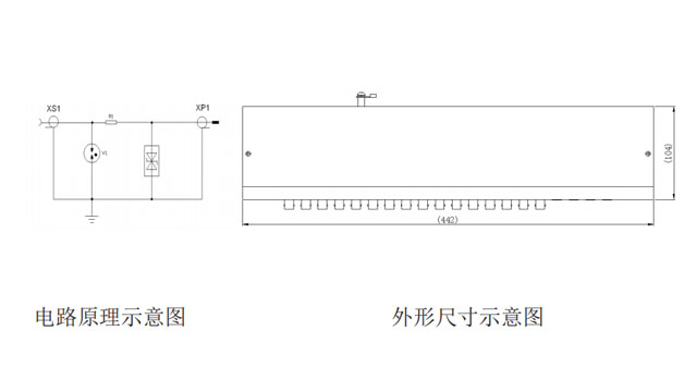 四川中光中速信號浪涌保護器ZGXM-1B16-5(TY)【光束防雷】