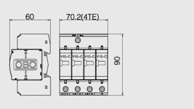 德國(guó)OBO標(biāo)準(zhǔn)型電源防雷器（C級(jí)）【光束防雷】